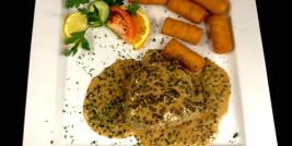 Filet pur poivre vert flambé