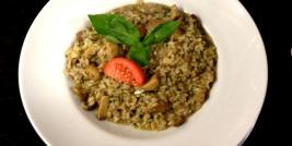 Risotto aux champignons des bois
