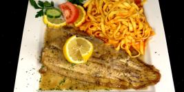 Sole meunière de la mer du Nord